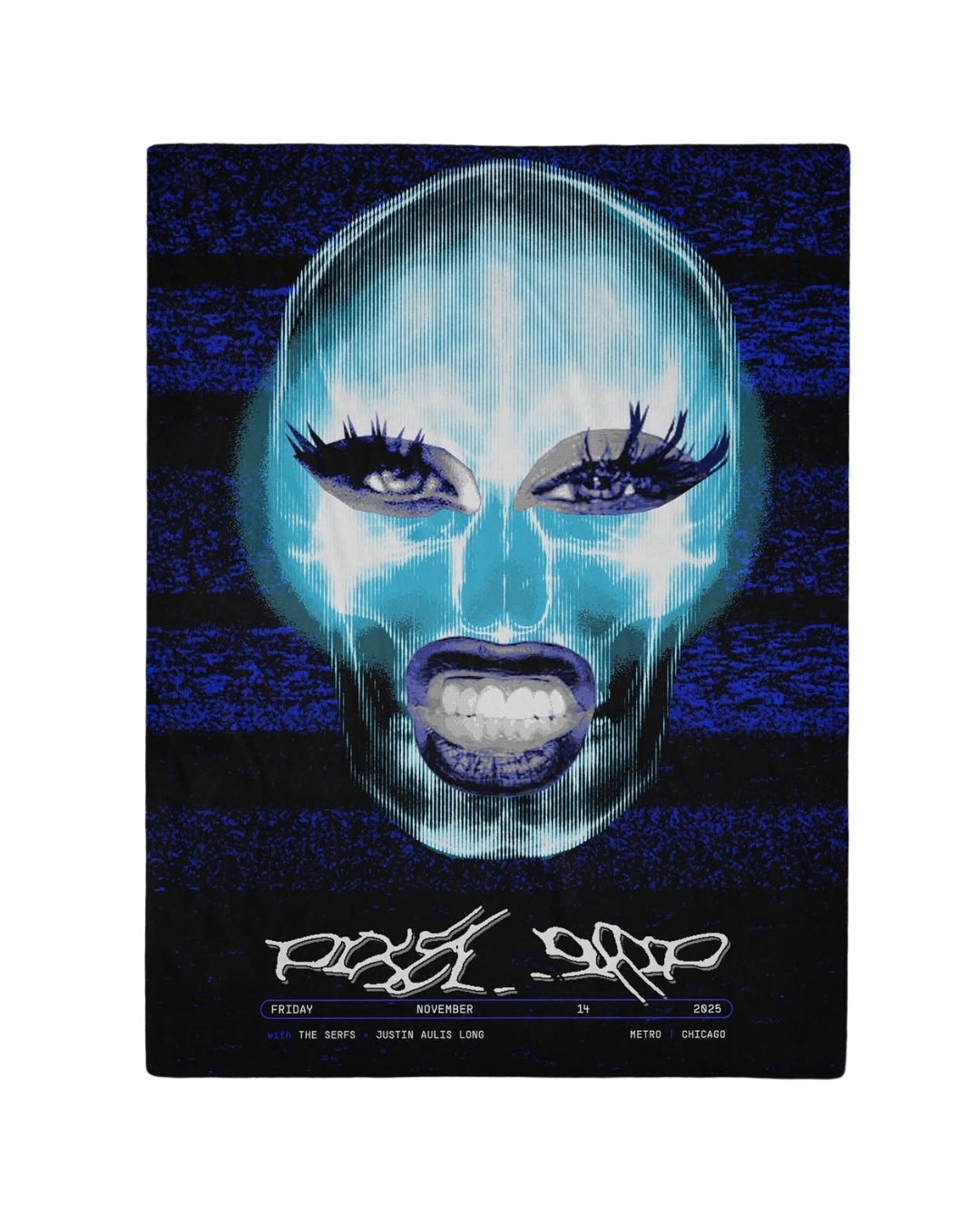 Pixel Grip Silkscreen Poster