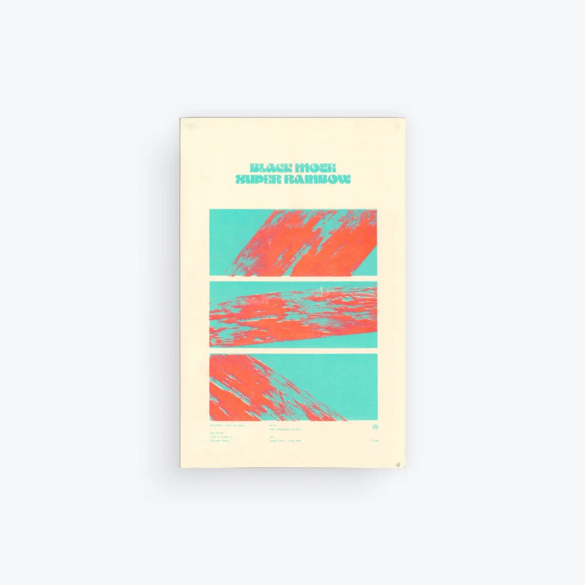 Black Moth Super Rainbow 2018 Silkscreen Poster