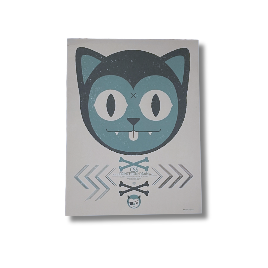 CSS 2011 Silkscreen Poster