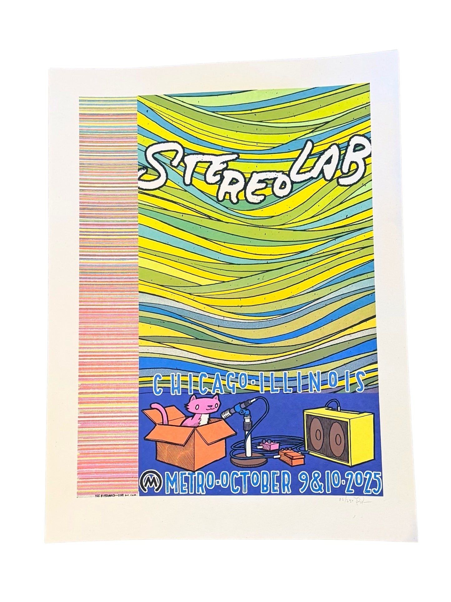 Stereolab Silkscreen Poster