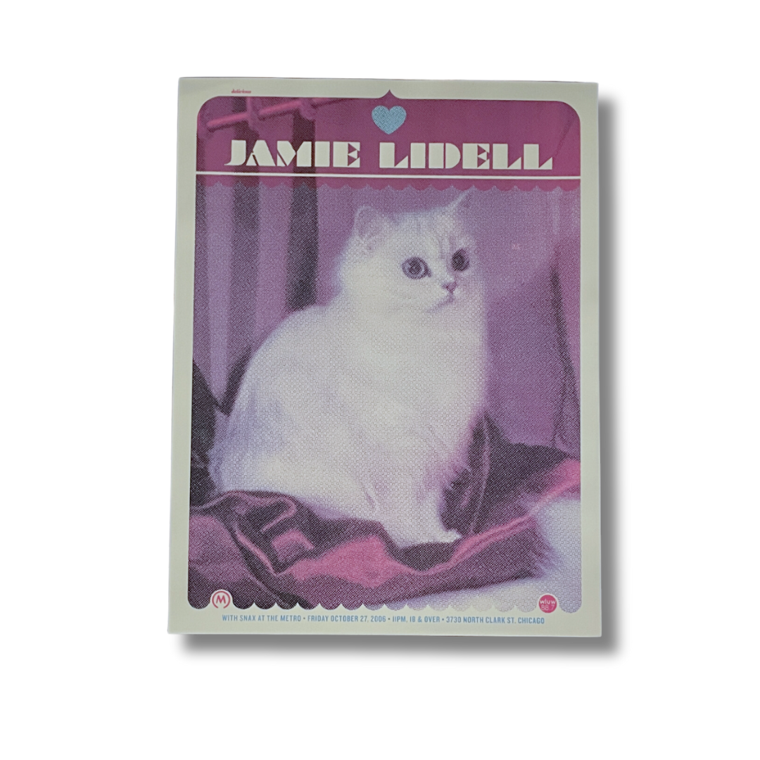 Jamie Lidell Silkscreen Poster