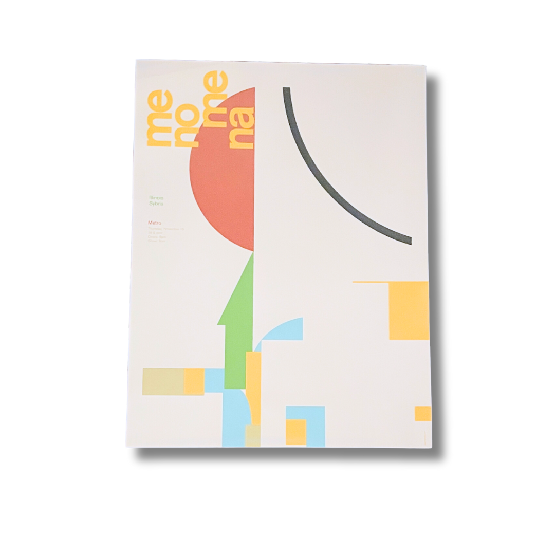 Menomena Silkscreen Poster