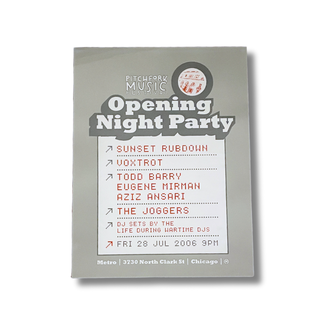 Pitchfork 2006 Silkscreen Poster