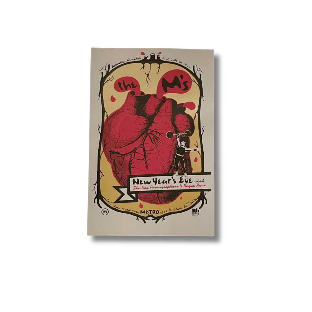 NYE 2005 The Ms Silkscreen Poster