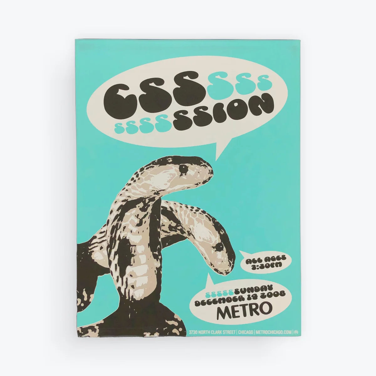 CSS 2008 Silkscreen Poster