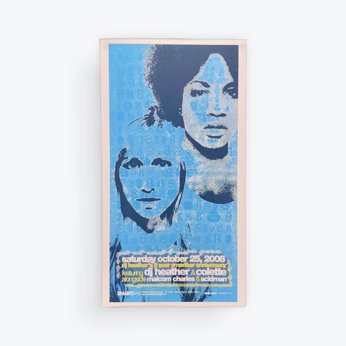 DJ Heather and Colette Silkscreen Poster