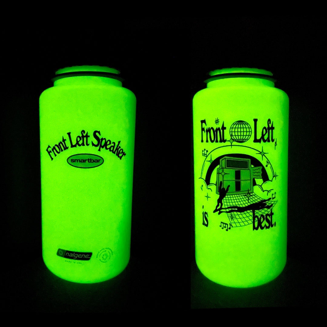 FLS water bottle 32 oz - Glow in the Dark