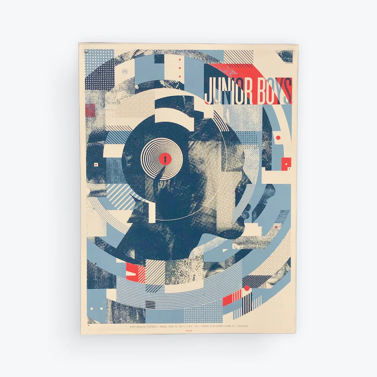 Junior Boys 2011 Silkscreen Poster