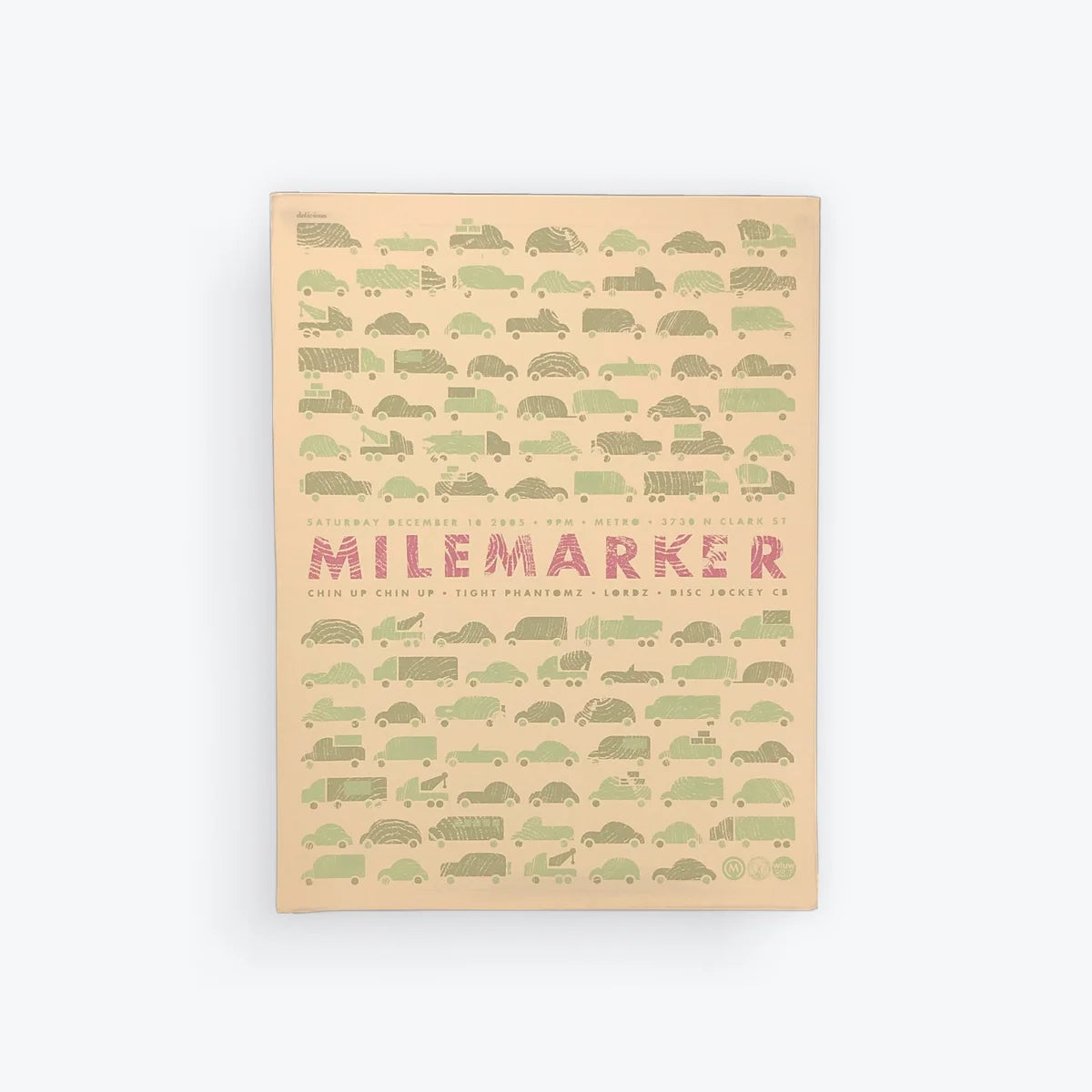 Milemarker Silkscreen Poster