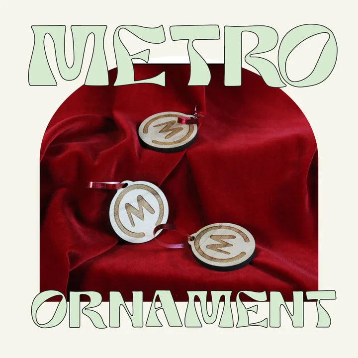Metro Wooden Ornament