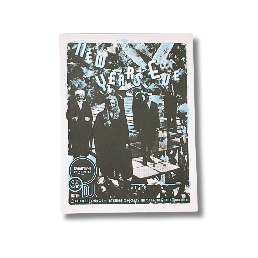 smartbar 2012 NYE Silkscreen Poster