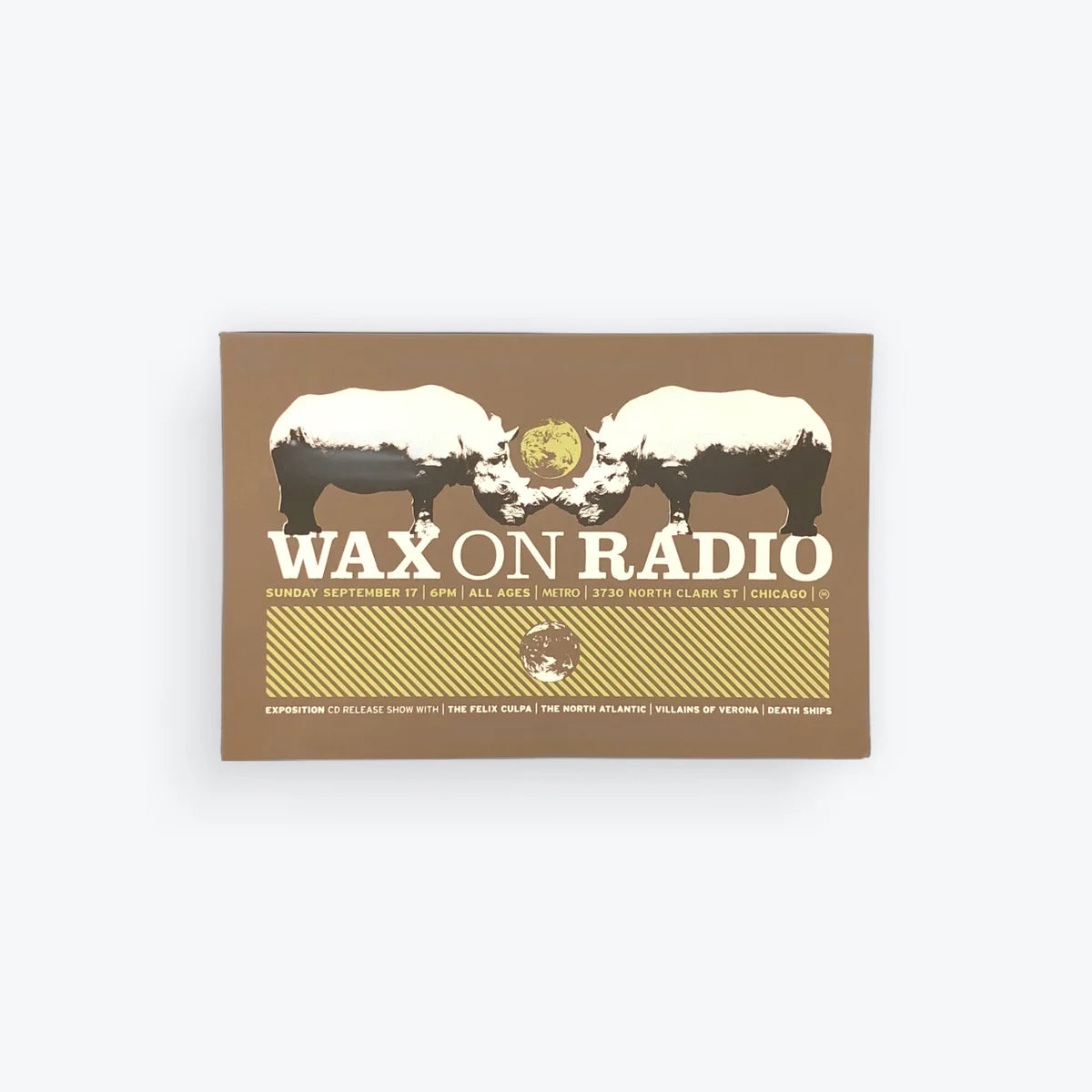 Wax on Radio Silkscreen Poster
