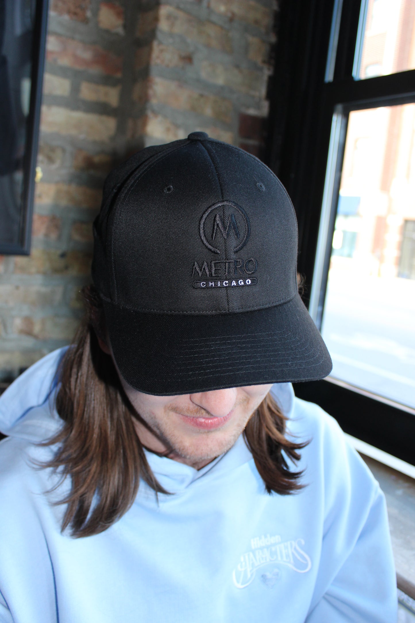 Metro Baseball Hat - black logo