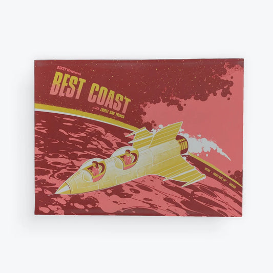 Best Coast Silkscreen Poster