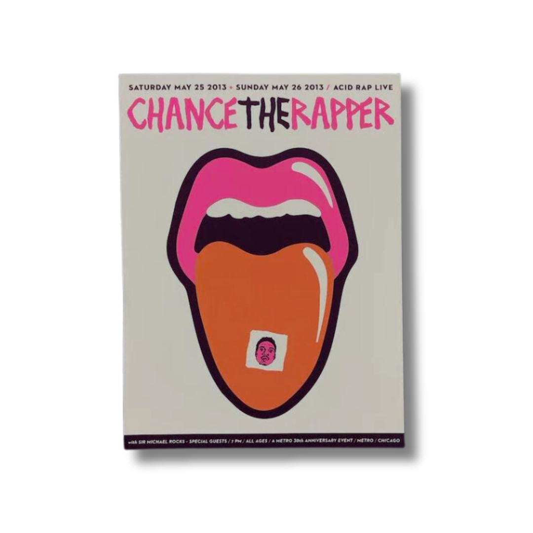 Chance The Rapper Silkscreen Poster