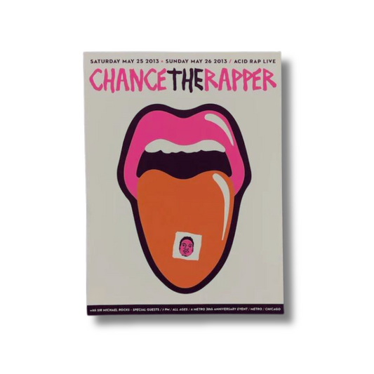 Chance The Rapper Silkscreen Poster