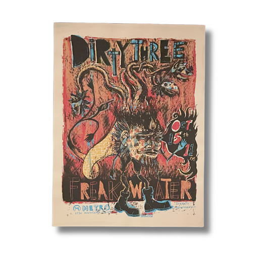 Dirty Three Silkscreen Poster