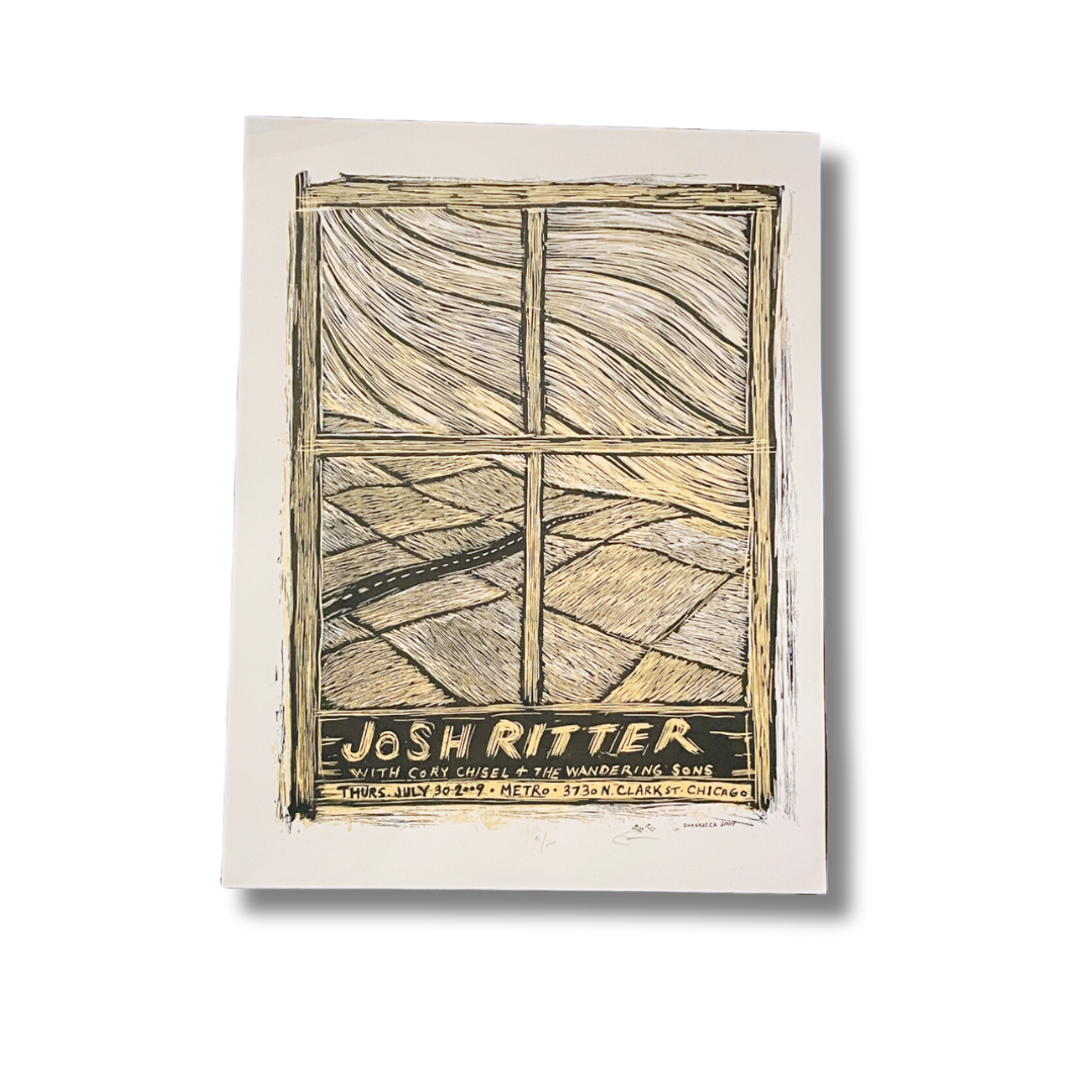 Josh Ritter Silkscreen Poster – 3730 Merch