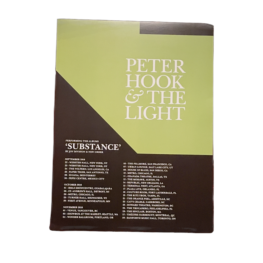 Peter Hook and The Light 2016 Poster