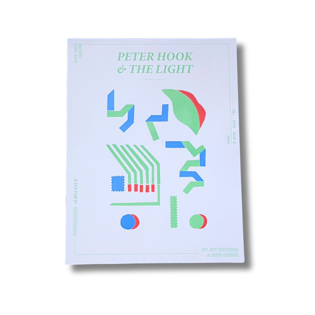Peter Hook and The Light 2018 Silkscreen Poster