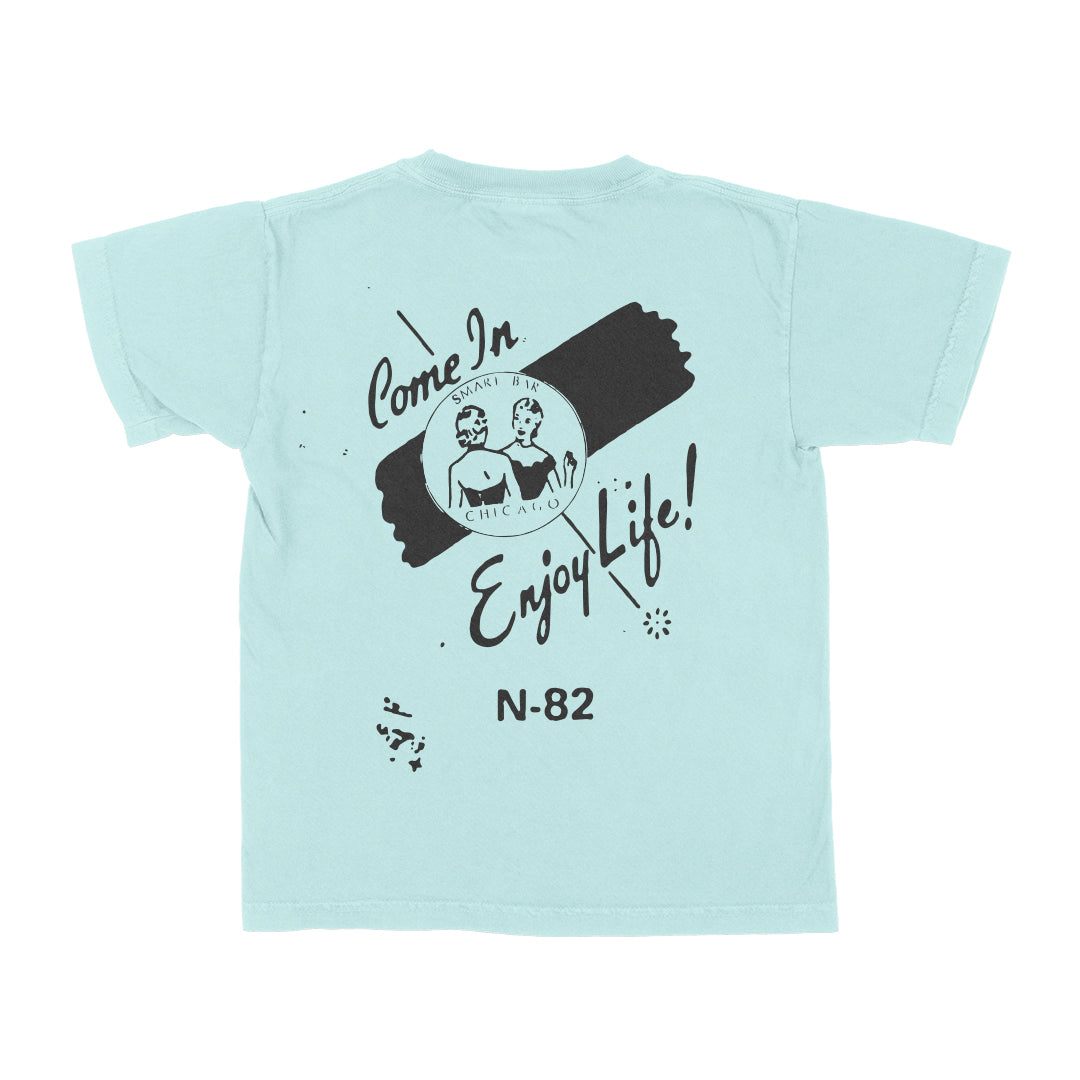 Come In and Enjoy Life smartbar baby tee