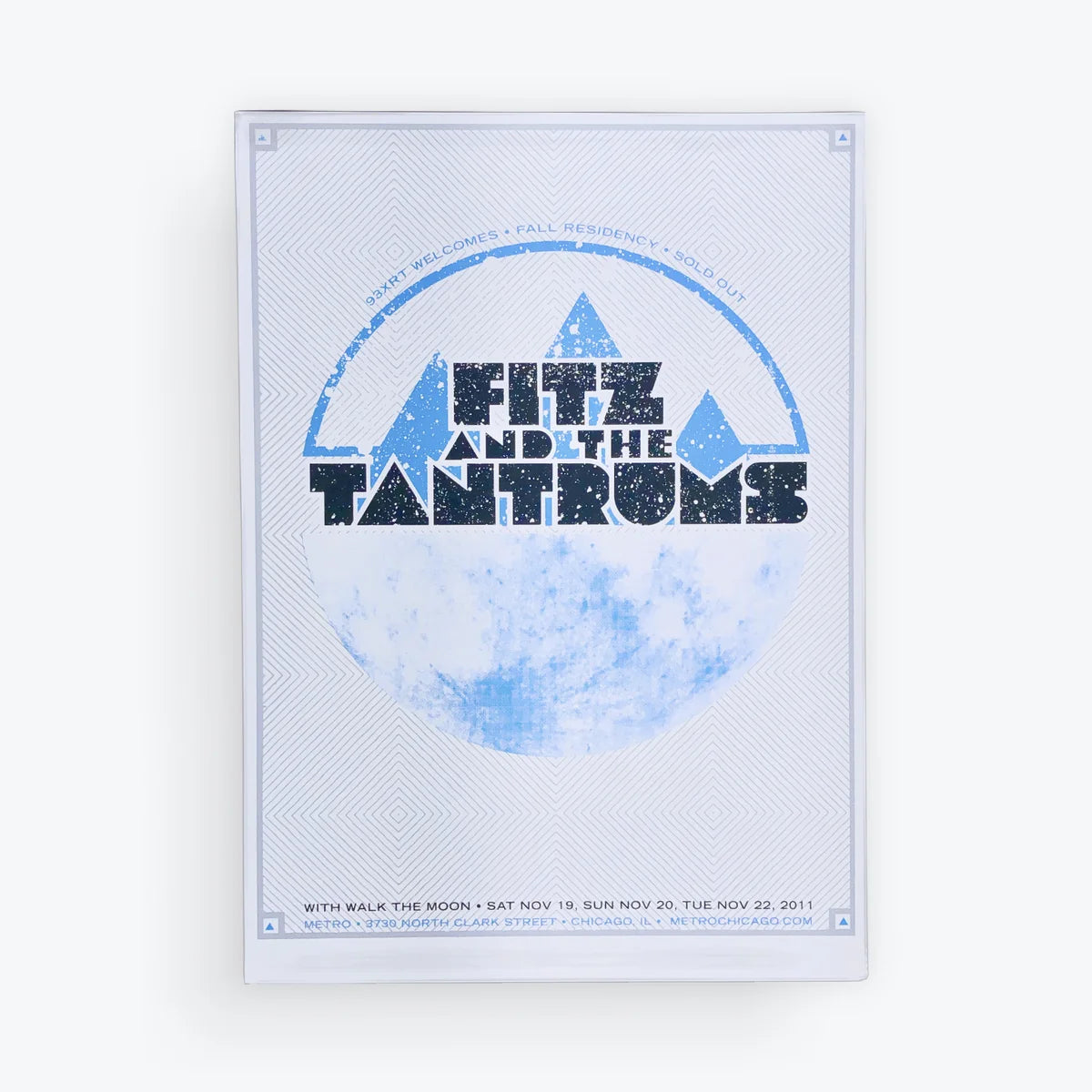 Fitz and The Tantrums 2011 Silkscreen Poster – 3730 Merch