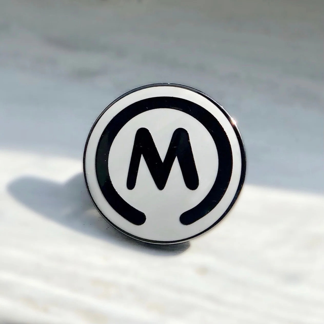 Metro Classic Logo Enamel Pin