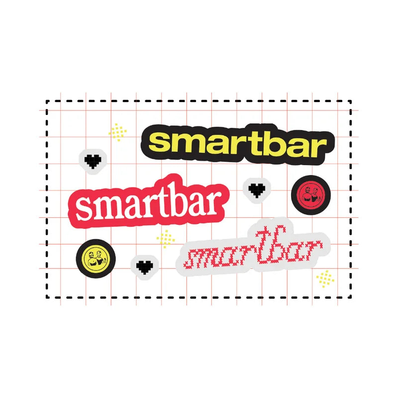 smartbar Holiday sticker sheet