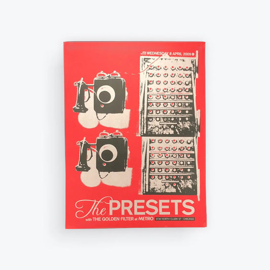 The Presets Silkscreen Poster