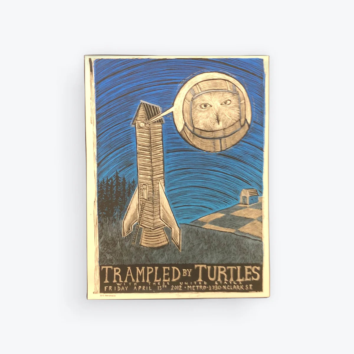 Trampled By Turtles Silkscreen Poster