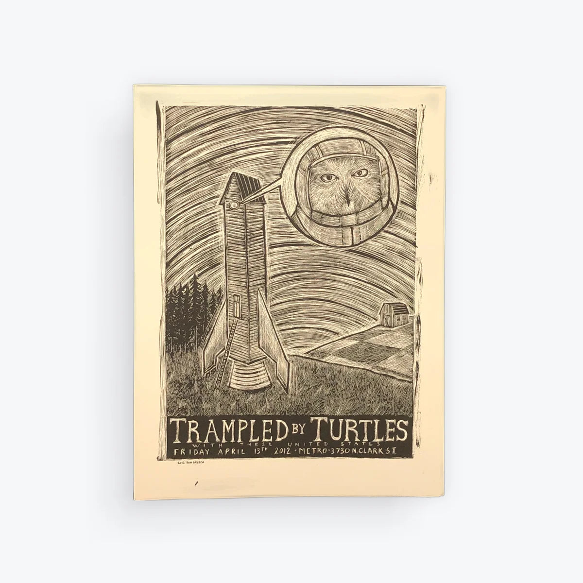 Trampled By Turtles Silkscreen Poster