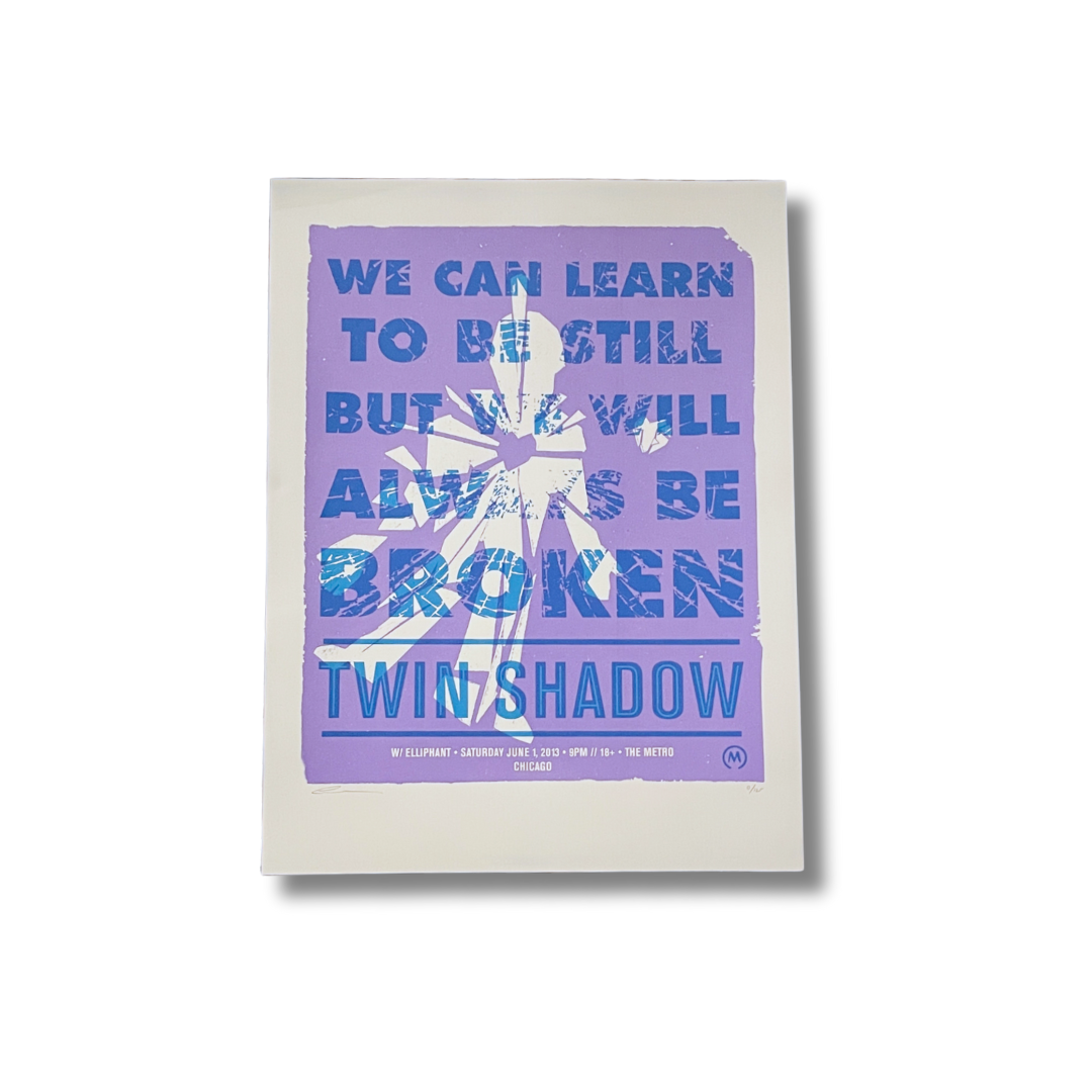 Twin Shadow Silkscreen Poster