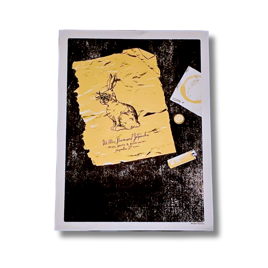 We Were Promised Jetpacks Silkscreen Poster 3730 Merch